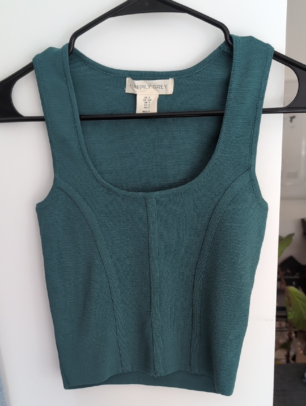 Teal Knit Tank Top
